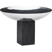 Gejst Sapoto Schale, schwarz/silber, Ø 22 cm, Alu, Marmor - , Sapoto, Schwarz, für Küche, Aluminium, Design
