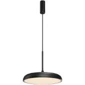 Maytoni Moderne Pendelleuchte Gerhard LED incl. in Schwarz aus Metall Acryl 26 W für Küche, Schlafzimmer, Wohnzimmer, Esszimmer, Lobby