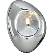 Maytoni Wandlampe Mabell, dimmbar, chrom / silber, für Wohn- / Esszimmer, Glas, Modern, Wandleuchte, Wandlampe Innen
