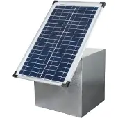 Kerbl Solarmodul 15?W, 37,5x37?cm, inkl. Halterung, Weidezaun, 100?cm Kabel