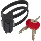 Trelock Kabelschloss 80cm, Ø 15mm KS 480/80, smokey, Vario-Halter ZK432