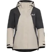 Jack Wolfskin Skijacke "FLOWLINE 2L INS JKT W" mit Kapuze mit TEXAPORE 2L, abnehmbare Kapuze, atmungsaktiv, wasserdicht