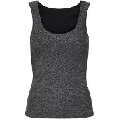ONLY Top Lea 15356494 Grau Regular Fit