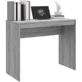 vidaXL Schreibtisch Grau Sonoma 90x40x72 cm Holzwerkstoff