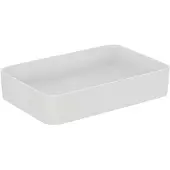 Ideal standard Conca Waschtisch-Schale, ohne Hahnloch, ohne Überlauf, 600x400x110 mm, T3698MA, Farbe: Weiß mit Ideal Plus
