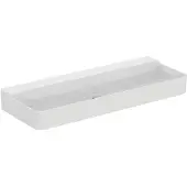 Ideal standard Conca Waschtisch, ohne Hahnloch, ohne Überlauf, 1200x450x145 mm, T3809MA, Farbe: Weiß mit Ideal Plus