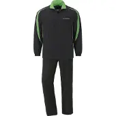 Jan Vanderstorm Trainingsanzug "Freizeitanzug EIRIK", Herren, Gr. 60, grün (schwarz grün), Obermaterial: 100% Polyester COOLMAX PES(Coolmax)., Homewear-Sets Trainingsanzug
