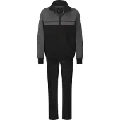 Babista Jogginganzug "Jogginganzug BELLIMISSI", Herren, Gr. XL, schwarz, Obermaterial: 60% Baumwolle CO. 40% Polyester COOLMAX PES(Coolmax)., Homewear-Sets Jogginganzug