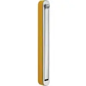 SO-Tech Garderobenhaken Harz, 120810, chrom matt / gelb, Einzelhaken aus Metall, klappbar
