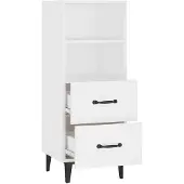 vidaXL Sideboard Weiß 34,5x34x90 cm Holzwerkstoff