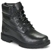 Timberland Damen Premium 6 Inch Schnürboots Black Full Grain-Schuhgröße 39