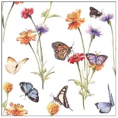 Ambiente Motivserviette 33x33cm Butterfly garden