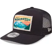 New Era Aframe Trucker Postcard Washington