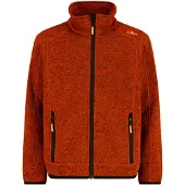 CMP KID Fleece Jacket brick-nero (09CZ) 104