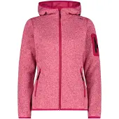 CMP Woman Fleece Fleece Jacket Fixed Hood amaranto-soft pink (14CZ) 46