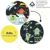 APLI Kids APLI - Ruimte Glow in the dark puzzel + poster (60-delig)