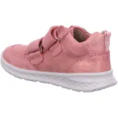 Superfit Mädchen Klettschuhe BREEZE Rosa Rauleder Größe: 28