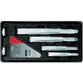 Ks Tools 156.0690, Meißel-Set, Flachmeißel, Chrom-Molybdän-Stahl, Metall, 970 g, Sichtverpackung