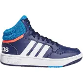 Adidas Kinder-Sneaker Hoops Mid, Dunkelblau, EU 30,5