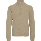 Casual Friday Troyer "Troyer CFKarl", Herren, Gr. 3XL, beige (silber mink), Obermaterial: 80% Wolle WO. 20% Polyamid PA., Pullover Troyer
