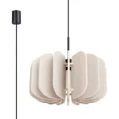 Sollux Pendelleuchte MULA 45 beige 1xE27 15W Filz/Stahl 146x45x45cm
