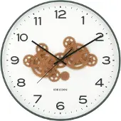 Karlsson - Wanduhr Open Gear - Grün - 40.8x40.8x40.8cm