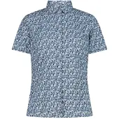 CMP - Women's Shortsleeve Shirt with Pattern - Bluse Gr 44 grau