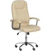 Carmen 6181 Chefsessel mit Kunstleder – Creme