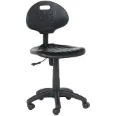 Carmen 6555 Arbeitsstuhl – Schwarz