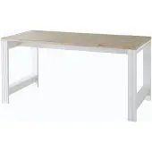 Innostyle Schreibtisch 21 Bürotisch Jasmin Artisan Eiche Pinie hell weiß 160 cm