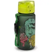 Puckator Dinosauria Dinosaurier Kinder wiederverwendbare bruchsichere Wasserflasche mit Pop-Top 350ml