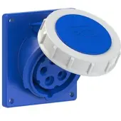Pce 4152-9 CEE-Anbausteckdose schräg (92x100mm) 16A 5p 9h IP67 41529