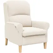 vidaXL Sessel Creme 76 x 94 x 102 cm Stoff 42009852