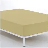 Alexandra House Living Bettlaken Hellbraun 150 x 190/200 cm