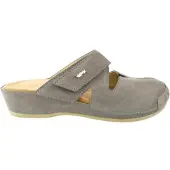 VITAL Vitalette Velour Clogs Grau
