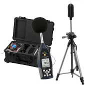 Pce Instruments -428-EKIT Schallpegelmesser 25 - 136 db(A) 20 HZ - 12,5 kHz 1/1 Oktavband inklusive