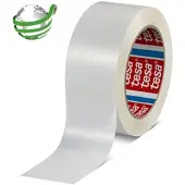 TESA 60418 Packband aus recyceltem Polyester, 132 m x 50 mm Transparent