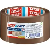 TESA tesapack Solid & Strong Paketband, 66 m x 50 mm Transparent