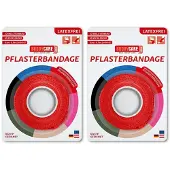 BuddyCare Pflasterbandage latexfrei MED rot x2 2x1 St Bandage(s)