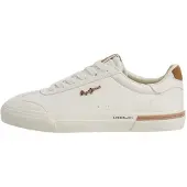 Pepe Jeans für Damen. PLS300030 Sneaker Kenton Essence gebrochenes Weiß (36), Wohnung, Schnürsenkel, Lässig