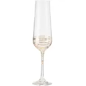 Bohemia Cristal Gläserset Aurelio Klar/Goldfarben 8-teilig