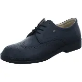 Finn Comfort Budapest Herren Halbschuhe schwarz Glattleder - Größe: UK 8