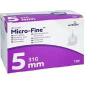 Acti Medi GmbH Micro-fine 5 Mm 31 G Pen-nadeln 100 St