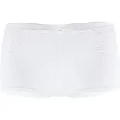Calida Panty "Etude Toujours", Damen, Gr. L (48/50), Jersey, weiß, Jersey, Obermaterial: 95% Baumwolle, 5% Elasthan, unifarben, normal, Unterhosen Panty, mit Dresdner Spitze an der Vorderseite