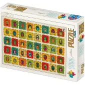 DToys Puzzle Muster: Eulen 1000 Teile