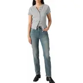 Levi's 724 High Rise Straight Tree Time
