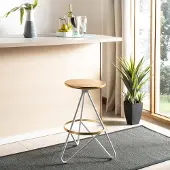 Safavieh Modern Bar & Counter Stool, in Gold and White