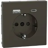 Merten Schuko Steckdose mit USB Ladegerät MEG2367-6052 (MEG2367-6052)