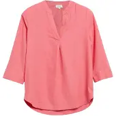 s.Oliver Red Label Leinenmix-Bluse mit Turn-up