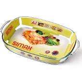 Simax Backform "Fashion", (1 St.), mit praktischen Griffmulden, 3,5 Liter, Glas